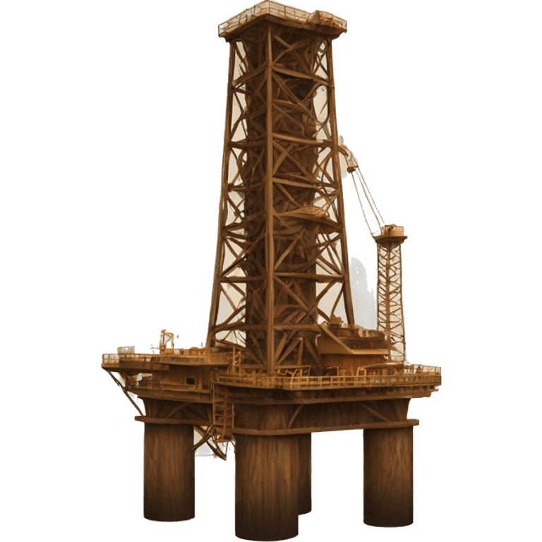 wood oil rig emoji