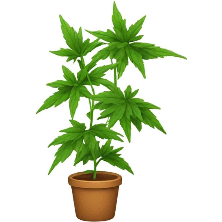 Weed plant emoji