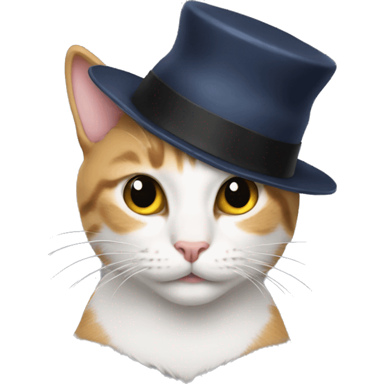 Cat in a hat  emoji