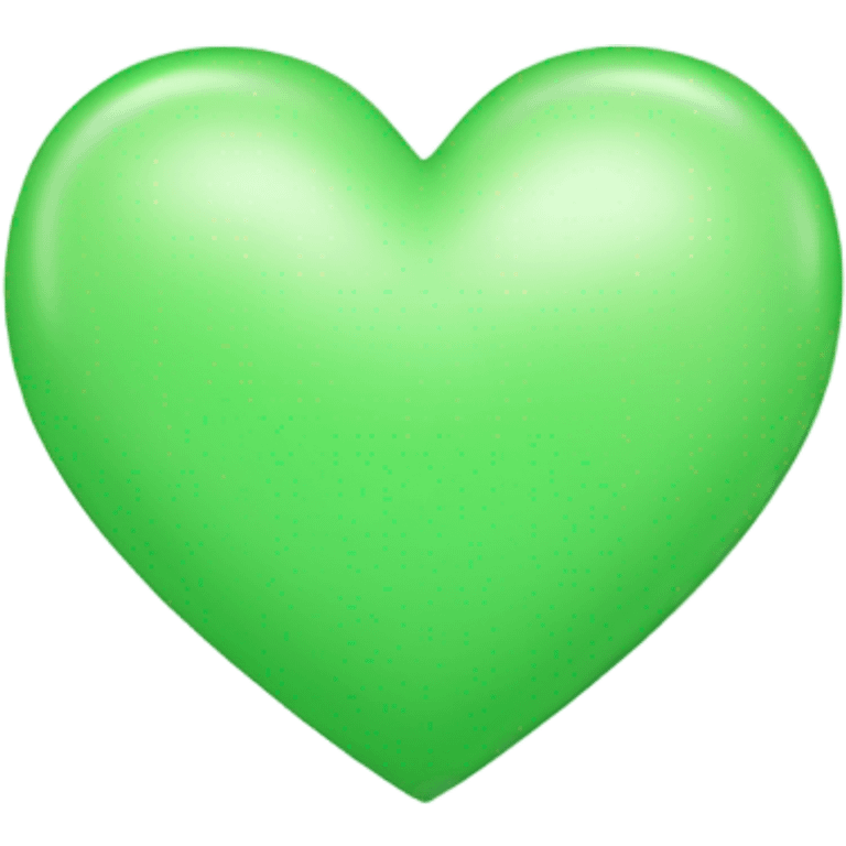 Light green heart emoji