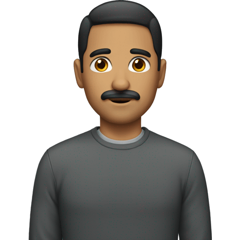 hispanic man with short mustache  emoji