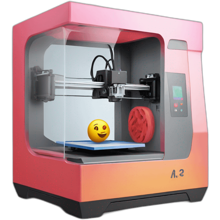 3d printer love emoji