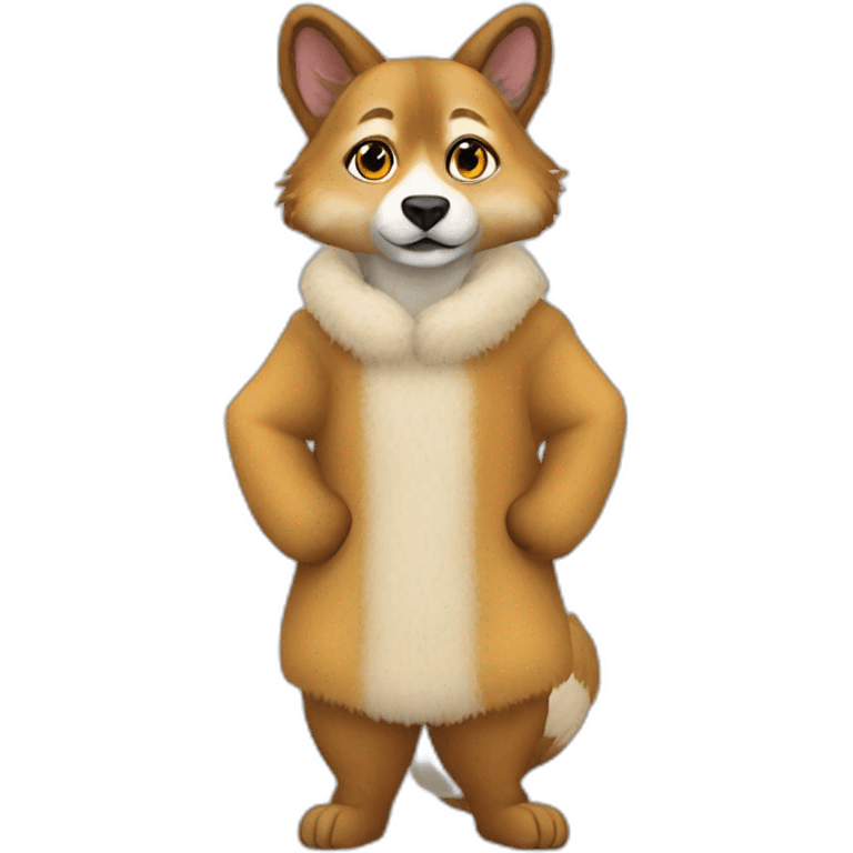 angela merkel as a furry fursona emoji