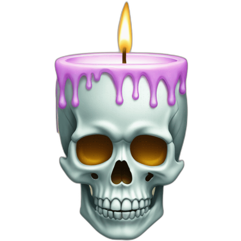 candle on the skull emoji