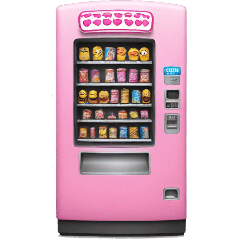 Pink vending machine emoji