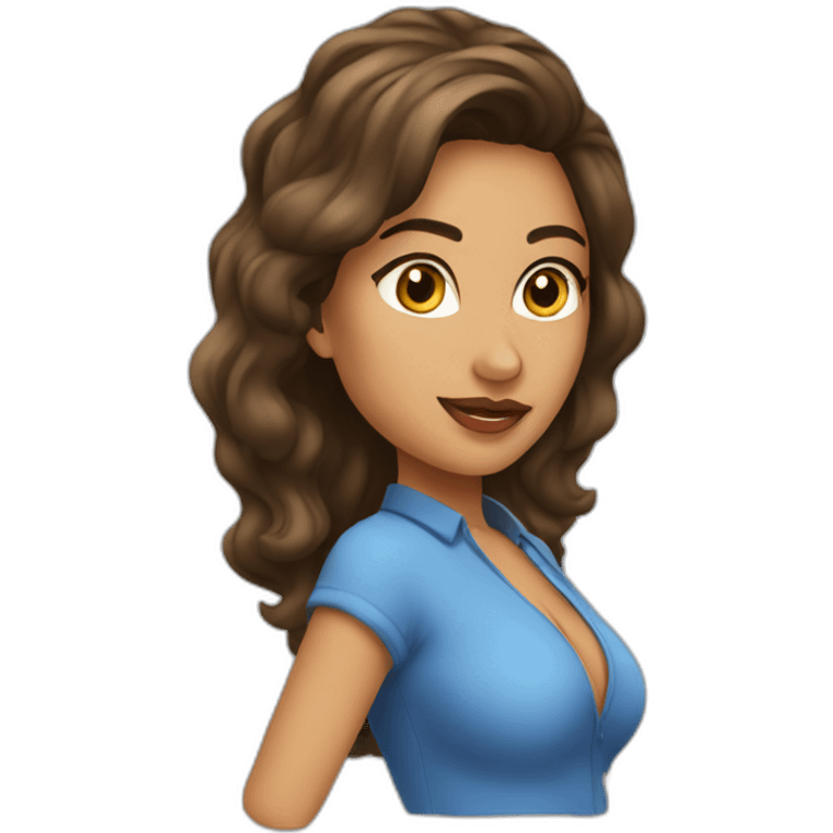 Sexy latina emoji