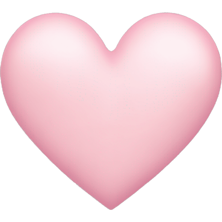 Light pink heart emoji