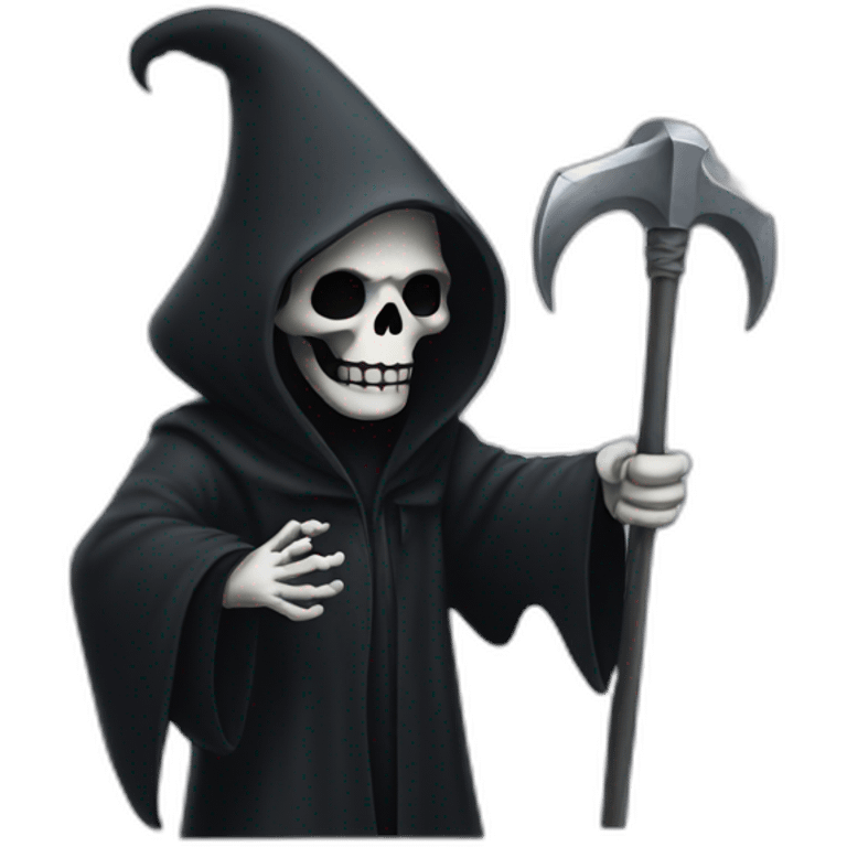 grim reaper waving emoji