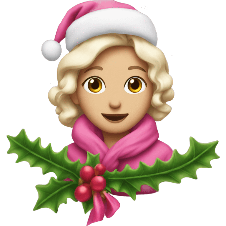  pink Christmas   emoji