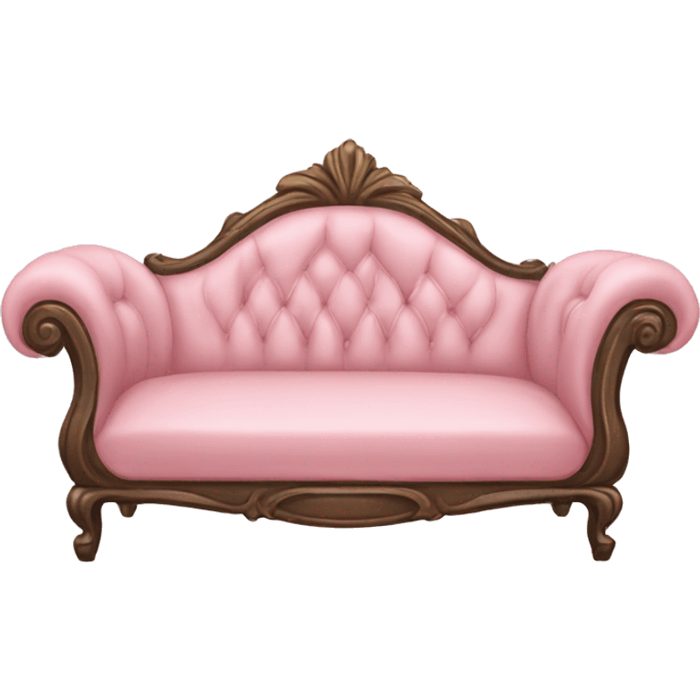 light pink victorian sofa emoji