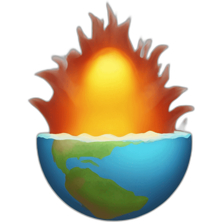 earth hot temperature emoji