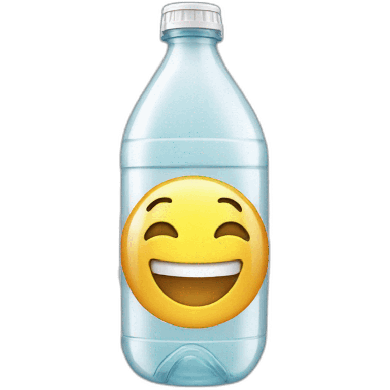 happy plastic bottle emoji