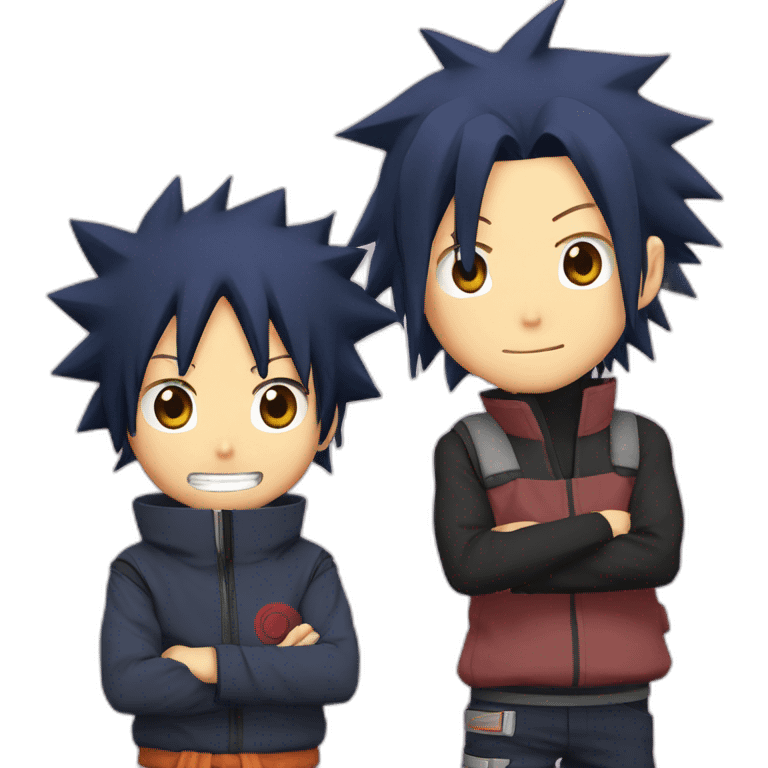 Naruto loves sasuke emoji