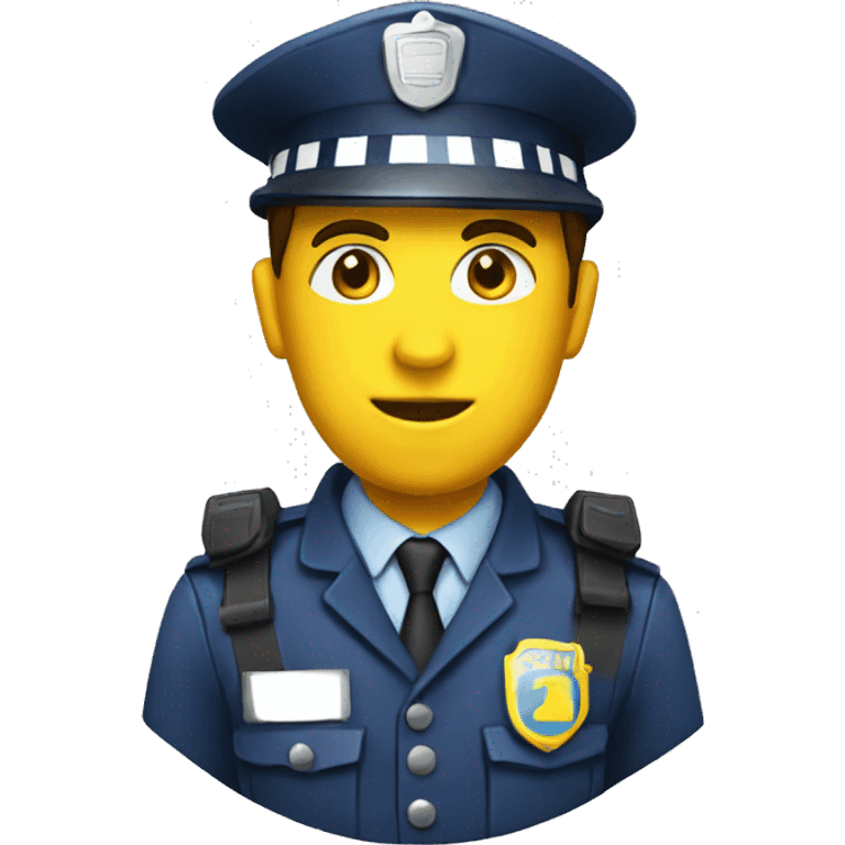 traffic warden emoji