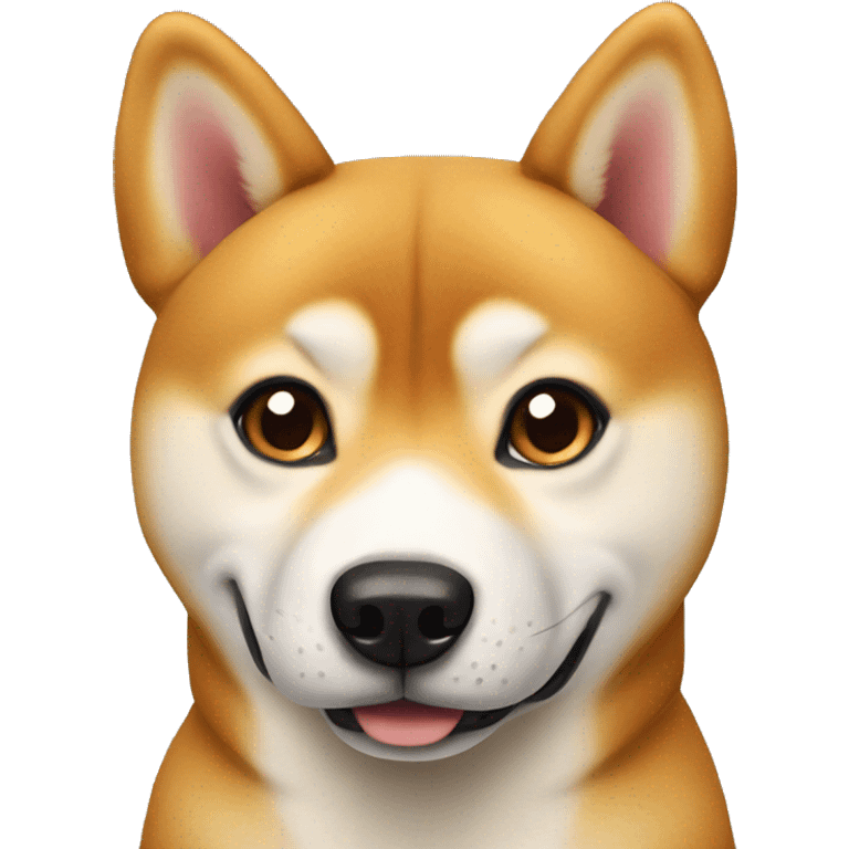 shiba inu looking at viewer emoji