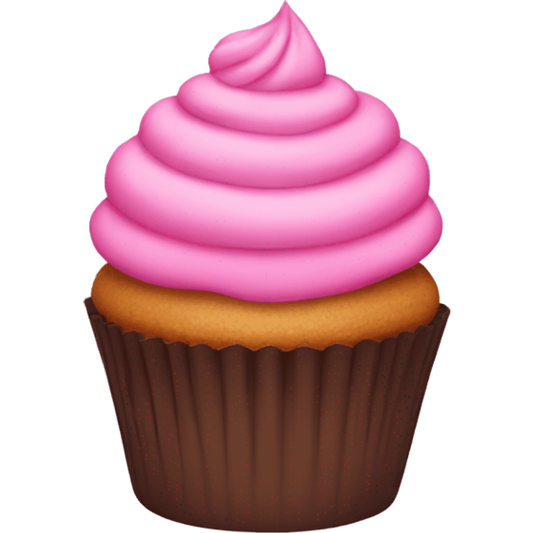 Pink cupcake  emoji