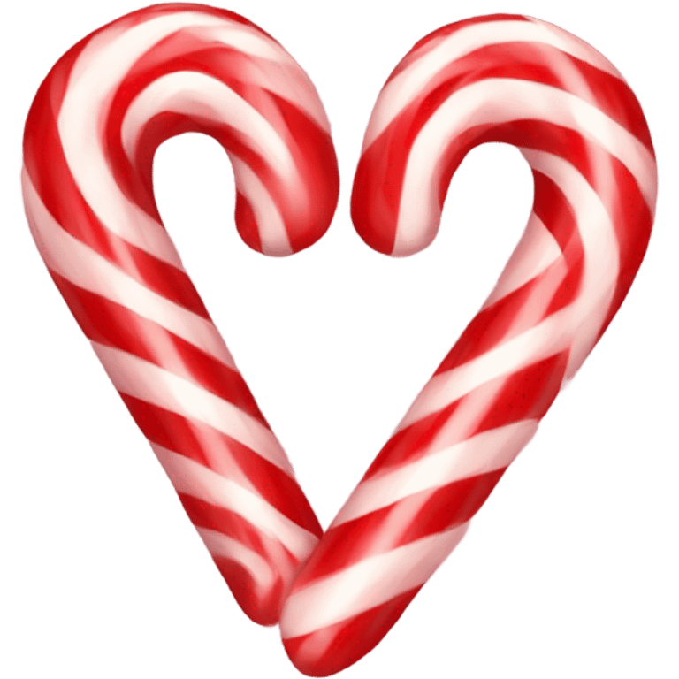 Candy cane heart  emoji