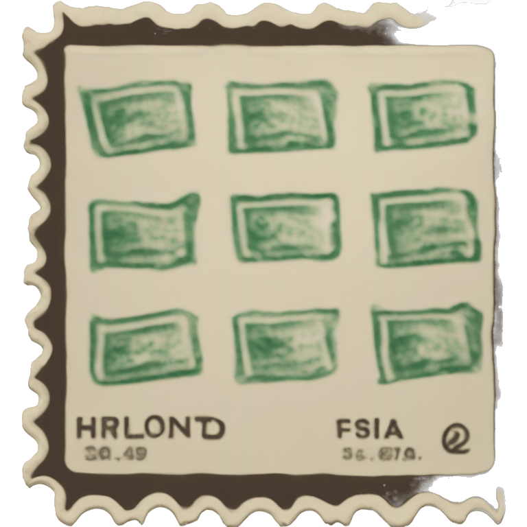 Stamp is a small piece of paper or adhesive material used as evidence of payment for postage, often decorative emoji