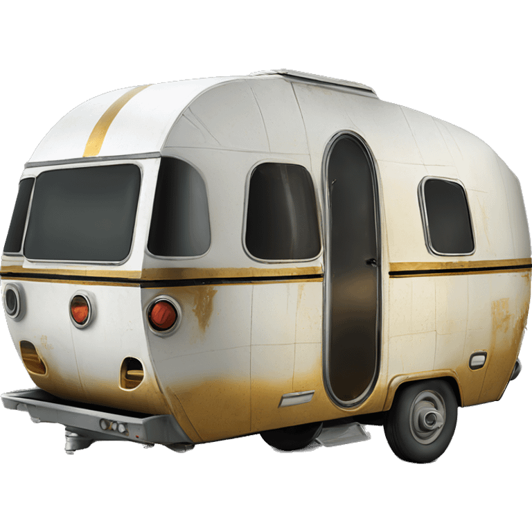  Side view 1973 caravan C-3PO tarnished from space with rear wing  emoji