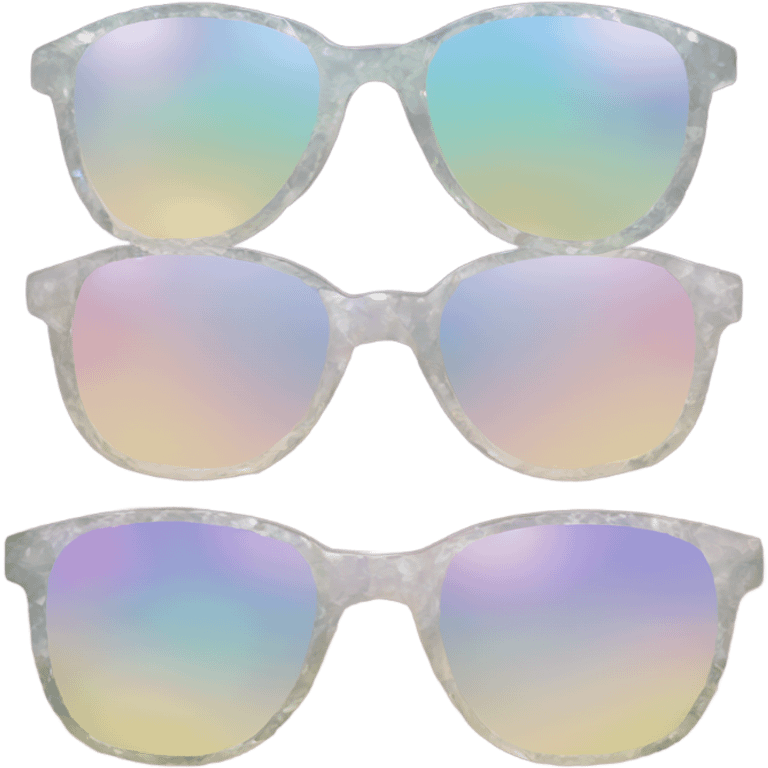 opal Crystal gemstone sunglasses emoji