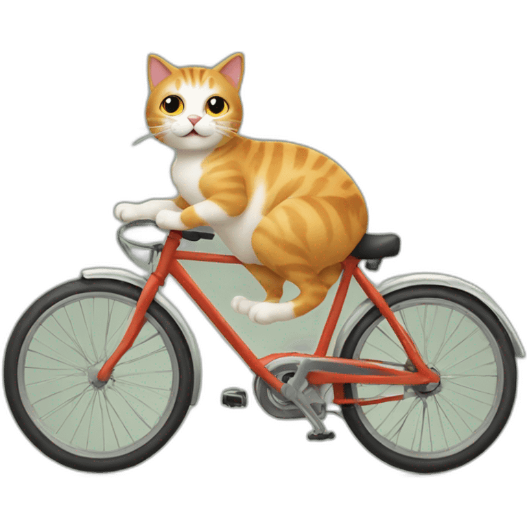 cat on bike emoji