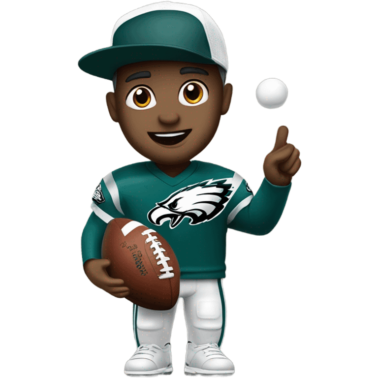 Philadelphia Eagles fan emoji