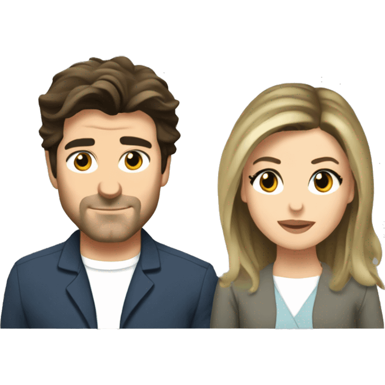 Meredith Grey and Derek Shepherd emoji