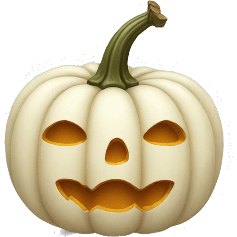 Ivory pumpkin  emoji