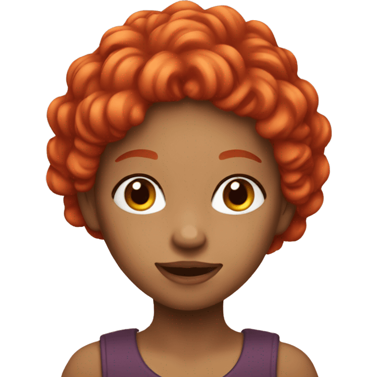 Red haired girls emoji