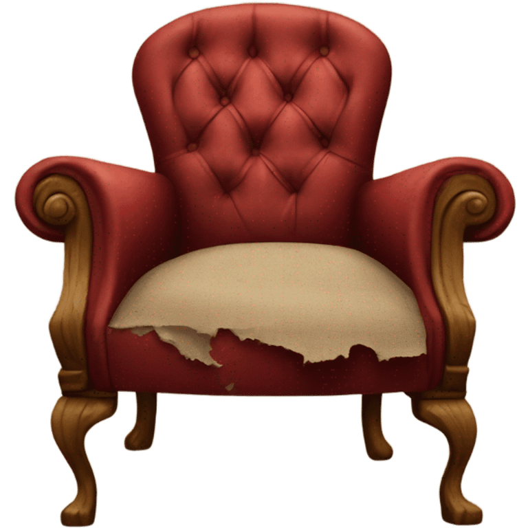 old red chair emoji