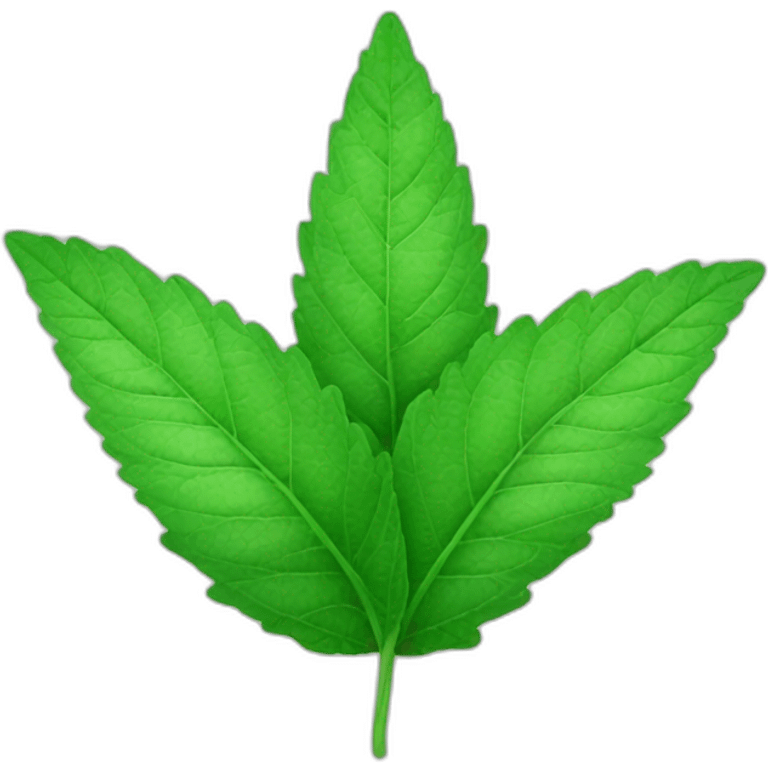 mint leaf emoji