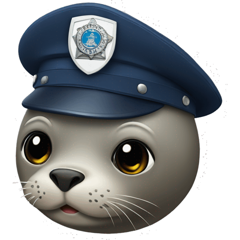 seal with police cap emoji