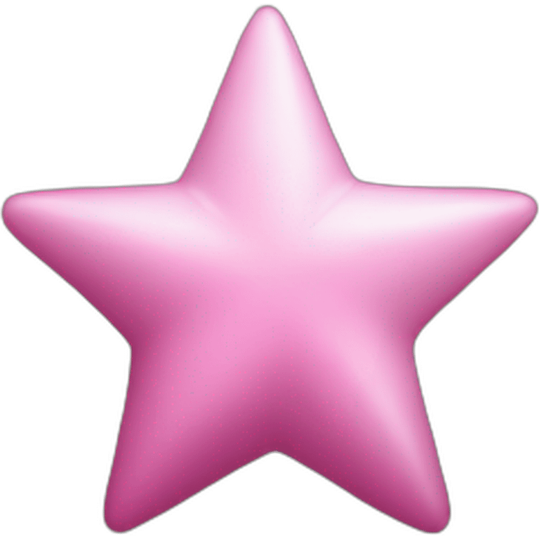 Pink star emoji