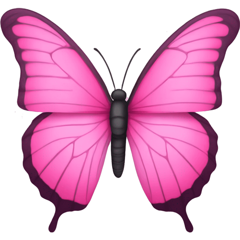 Pink butterfly  emoji