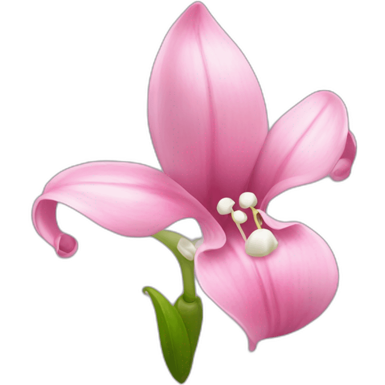  pink lily of the valley emoji