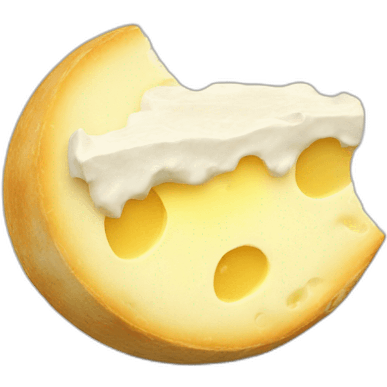 moon as camembert emoji