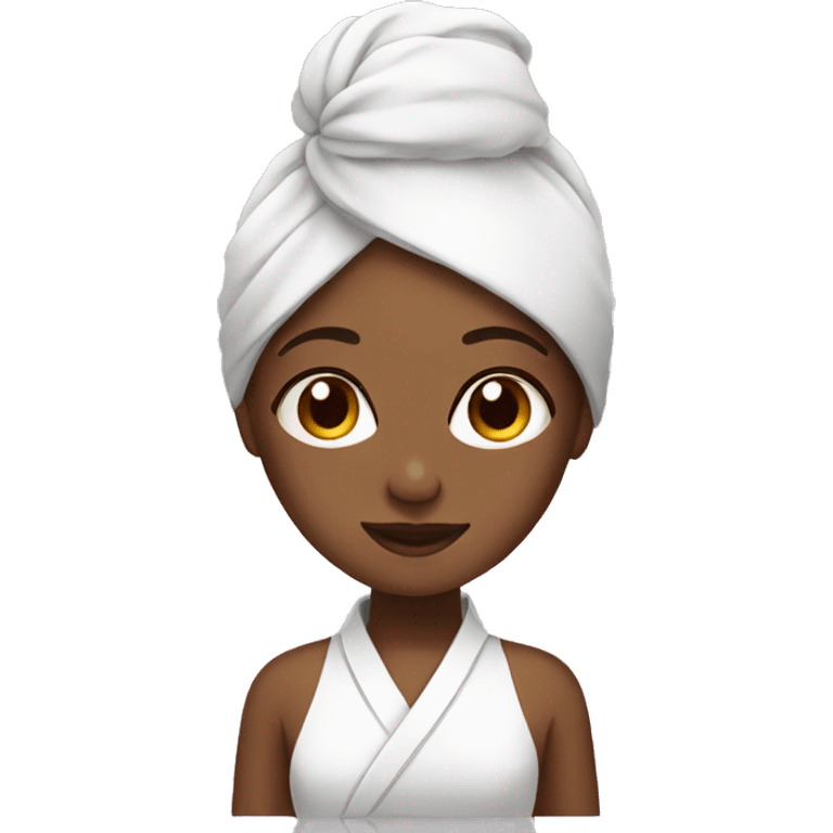 Girl at a spa emoji