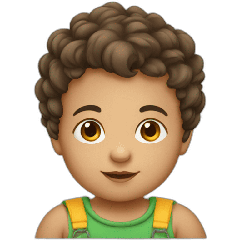 Baby boy half dutch half brazilian emoji