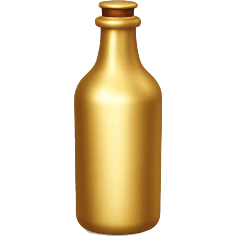 Gold bottle  emoji