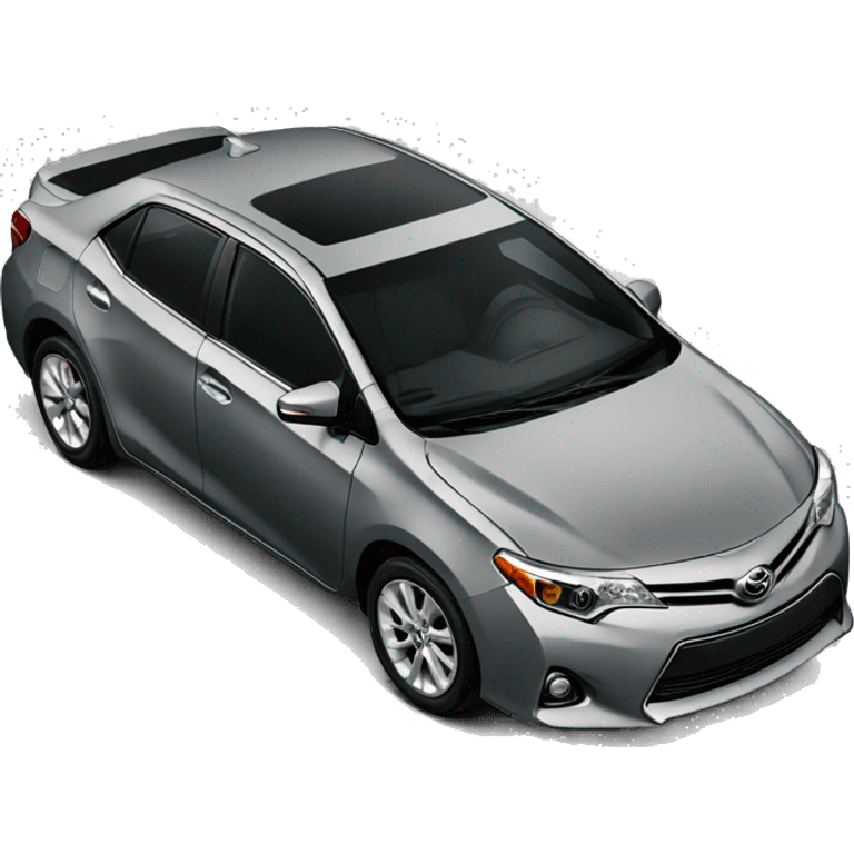 2013 Toyota Corolla Gray in Camry Wheels emoji