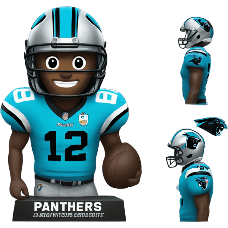 Carolina Panthers Statue emoji