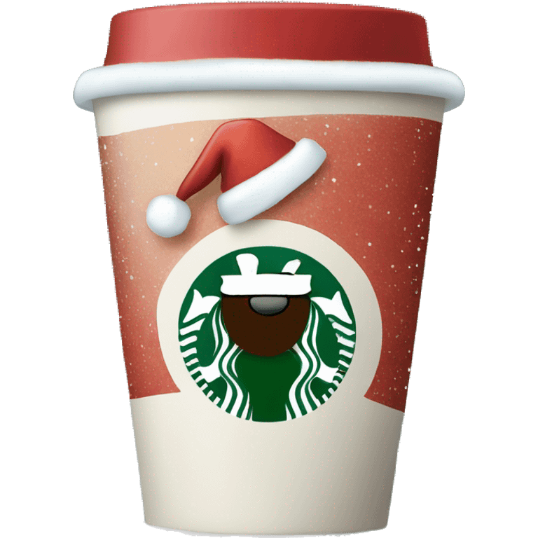 Christmas starbucks cup emoji