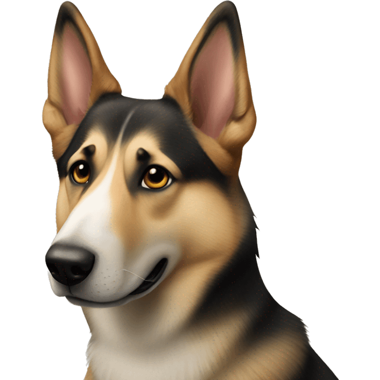 german shepherd husky mix emoji