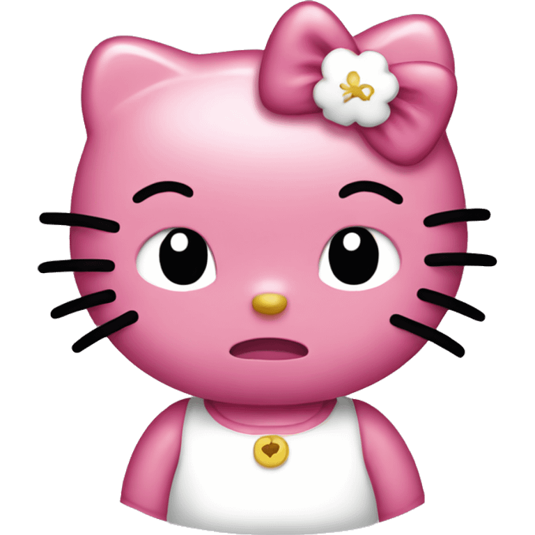 sad hello kitty emoji