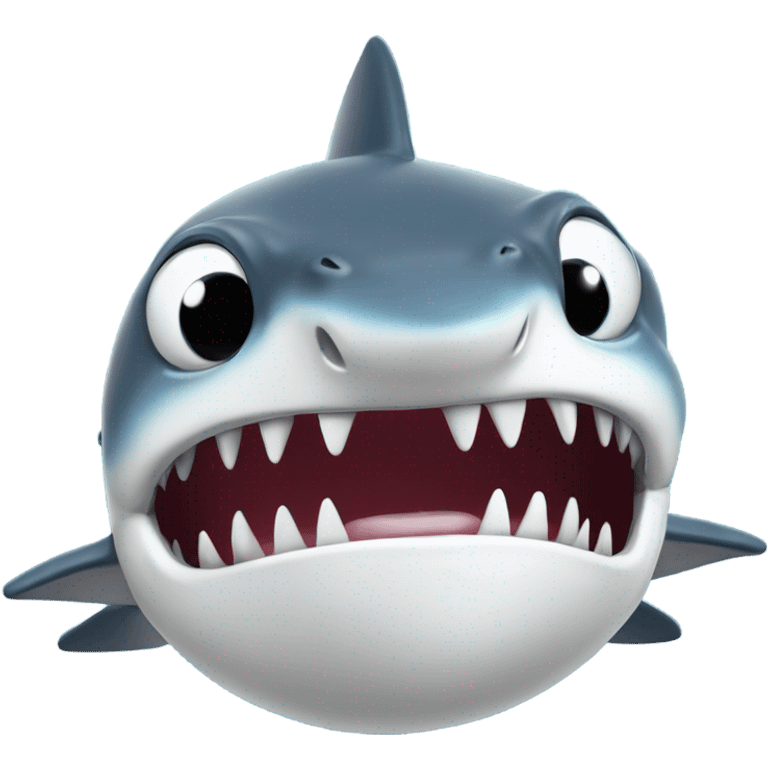 requin avec une étoile sur l'oeil emoji