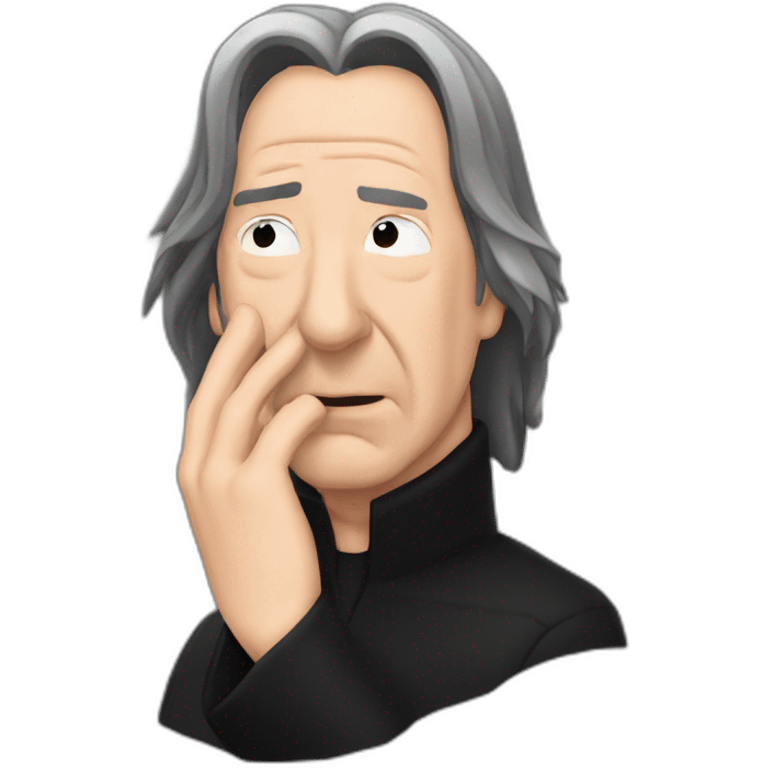 alan rickman snape facepalm emoji