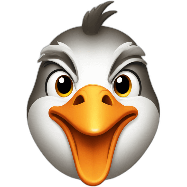 Angry goose emoji