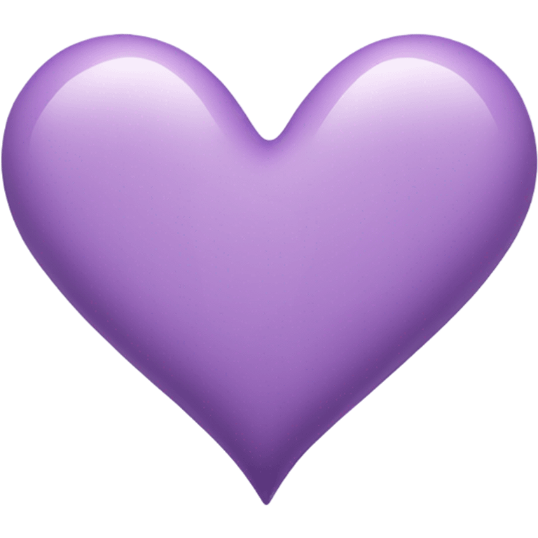 Light purple heart emoji