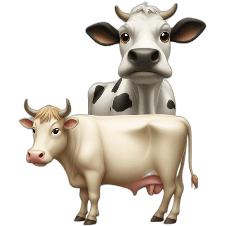 Cow whit turtul emoji