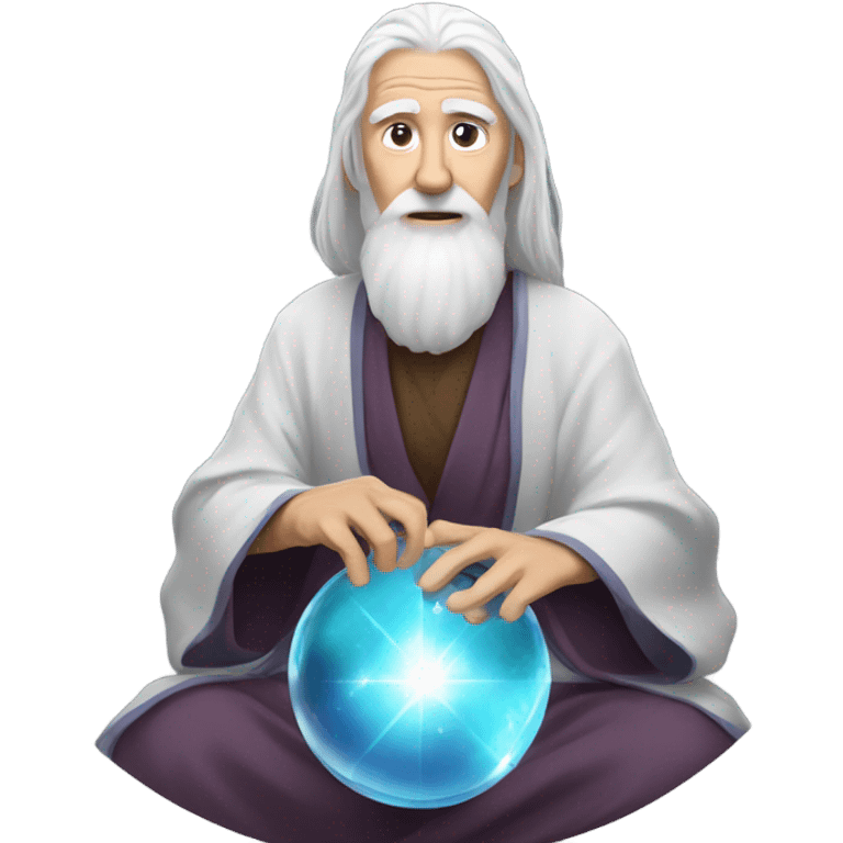 "wise old psychic" emoji